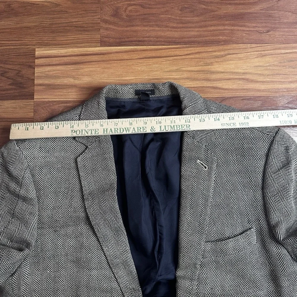 J Crew Ludlow Sport Coat Blazer Mens 40R Brown 100% Linen Herringbone Twill